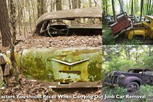 Factors You should Recall When Carrying Out Junk Car Removal