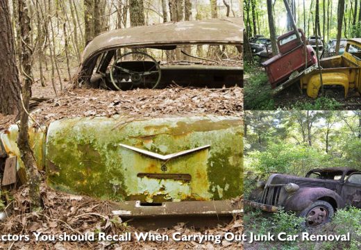 Factors You should Recall When Carrying Out Junk Car Removal