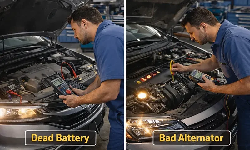 The Power Struggle: Distinguishing Symptoms of a Bad Alternator vs. Dead Battery