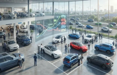 Impact of Electric and Hybrid Models on Total New Auto Sales Volume