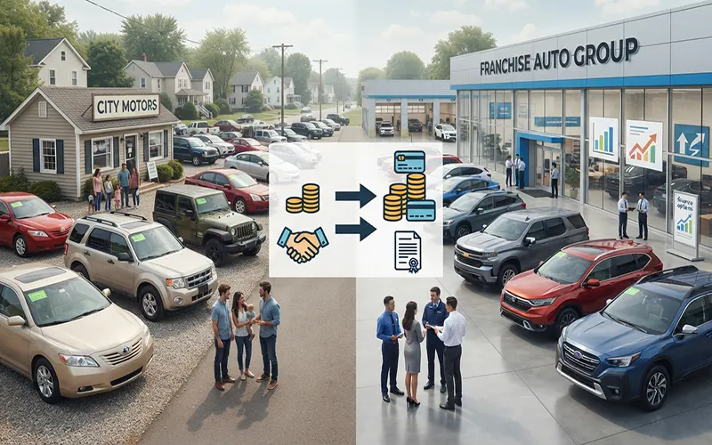 Independent vs. Franchise Auto Dealerships: Which Offers Better Deals?